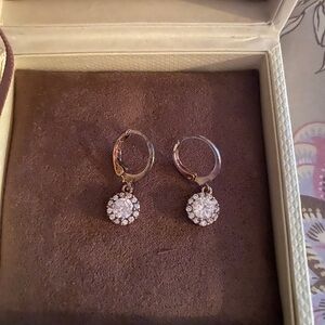 Ashlynn Avenue Halo Drop Earrings “Laurelai on a summer night”